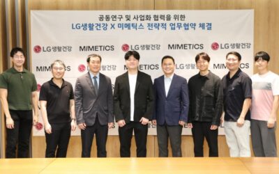 LG H&H partners with Mimetics to commercialize needle-free home beauty technology.